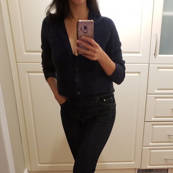 Super Cozy Navy Boyfriend Cardig… - Picture 4 of 7